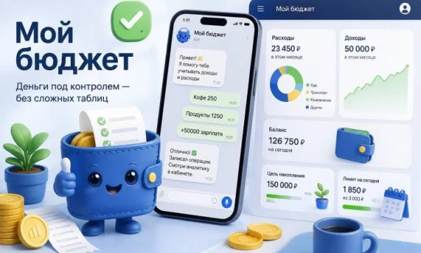 Запущен сервис &laquo;Мой бюджет&raquo; для учета личных и семейных финансов через бота